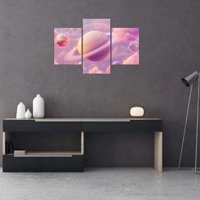Kép - Rózsaszín bolygó (90x60 cm)