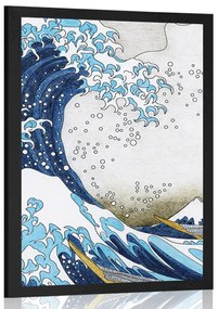 Poszter reprodukció A nagy hullám Kanagawánál – Katsushika Hokusai