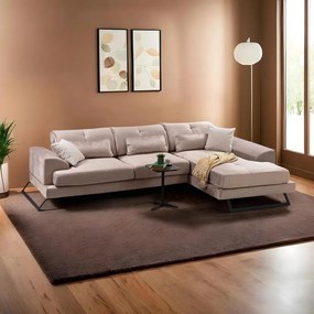 Sarokkanapé Frido Jobbos (L3+Chl) - Bézs