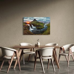 Kép - Kirkjufell naplementében (90x60 cm)