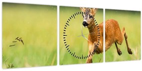 Kép - Őz (órával) (90x30 cm)