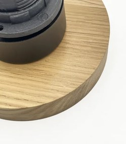 Mennyezeti lámpa HARMA WOOD 1xE27/15W/230V tölgy/fehér átm. 20 cm