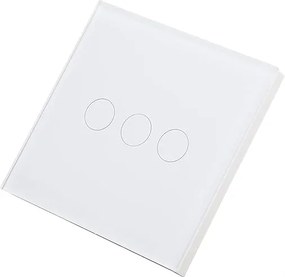 Kapcsoló Érintőkapcsoló 110-240V Vízszintes Függőleges Fehér Wifi