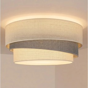 Brilagi - TRIO mennyezeti lámpa 1xE27/60W/230V, átm. 40 cm, krém/szürke
