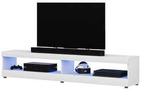 Tv szekrény/asztal Violett 140 (világítással) (fehér). 1098641