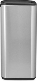 Matt ezüstszínű acél érintésre nyíló szemetes 30 l Bo Touch – Brabantia