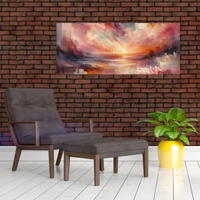 Kép - Festett alkonyat (120x50 cm)