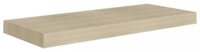 tölgyszínű MDF lebegő fali polc 60 x 23,5 x 3,8 cm