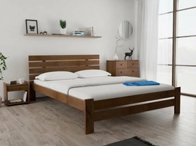 PARIS magasított ágy 120 x 200 cm, tölgyfa Ágyrács: Léces ágyrács, Matrac: Deluxe 10 cm matrac