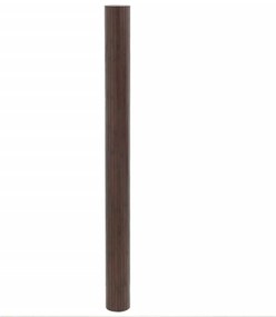 négyszögletű sötétbarna bambusz szőnyeg 80 x 500 cm