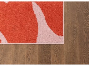 Piros-rózsaszín gyerek szőnyeg 120x170 cm Hugsy Coral – FD