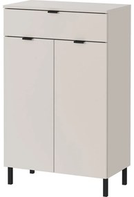 Krémszínű magas fürdőszoba szekrény 60x97 cm Arcena – Germania