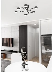 Csillár KURAGE 6xGX53/12W/230V fekete