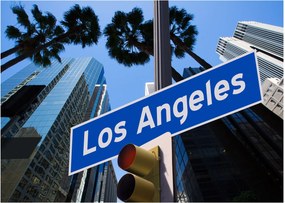 Üveg kép - Los Angeles (70x50 cm)