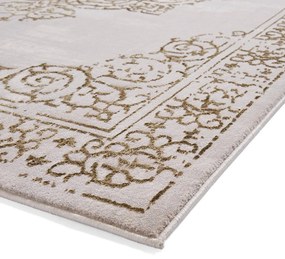 Világosszürke-aranyszínű szőnyeg 120x170 cm Artemis – Think Rugs