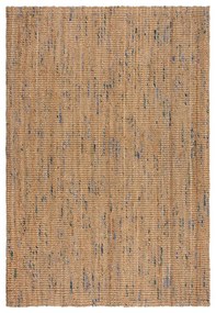 Kék-natúr színű kézi szövésű juta szőnyeg 160x230 cm Jute Boucle Blue – Flair Rugs