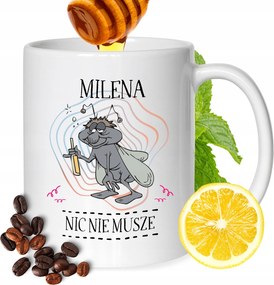 Bögre Milena Barátnőknek Ajándék Nyomtatott Fehér 330ml