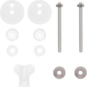 Lágy záródású WC ülőke 2 pcs Sokszínű 44 x 38 cm MDF lap