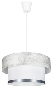 Csillár zsinóron RESSA 1xE27/60W/230V krémes