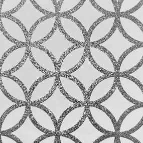 Arthouse Signature 1 Sequin Geometric ezüst-fehér flitteres vlies tapéta – 921707