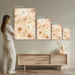 DUBLEZ | Virág kép a hálószobába - Rózsaszín anemone álom