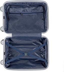 TraveLux Voyager kabinbőrönd keményfedeles 55x40x20 cm szürke