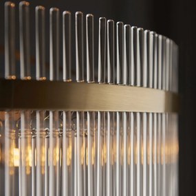 Endon modern függeszték marietta grand antik sárgaréz átlátszó end112574