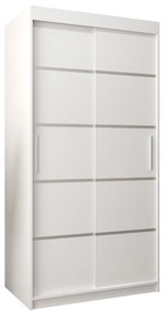 Ruhásszekrény 100 cm Verika 1 100 (fehér). 1063676