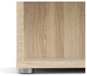Natúr színű moduláris könyvespolc tölgyfa dekorral 89x222 cm Prima – Tvilum