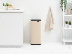 Bézs acél érintésre nyíló szemetes 30 l Bo Touch – Brabantia