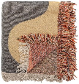 Barna újrahasznosított pamut takaró 130x160 cm Arni – Bloomingville