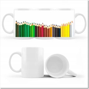 Fényképes bögre Könyvtári motívum Szín