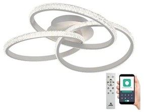 NEDES LED Dimmelhető mennyezeti lámpa LED/70W/230V 3000-6500K + távirányítás TA1304/W