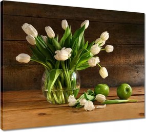 Vászonkép 50x40 Tulipán csokor Váza