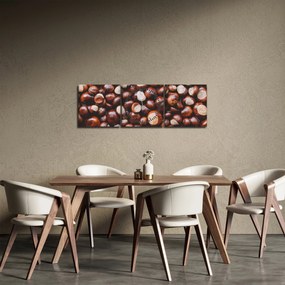 Kép - Érett gesztenye (órával) (90x30 cm)