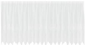 Függönyök függönyökkel Fehér 500 x 160 cm Poliészter