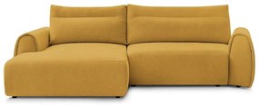 Okkersárga sarokkanapé Aden – Bobochic Paris