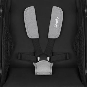 Lionelo - Babakocsi AZURA fekete/szürke