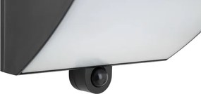 Brilliant - LED napelemes fali lámpa SIERRA LED/6W/3,7V 2000 mAh IP54 fekete
