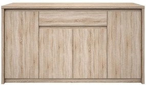 Komód, DTD laminált, tölgy sonoma, NORTY TYP 11