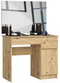 Fésülködőasztal P-2/SL 900x600 jobb - sonoma tölgy