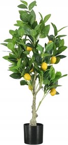 Műnövény Citromfa Cserépben Realisztikus 90cm Szép