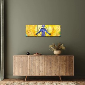 Kép - A lélek ereje (órával) (90x30 cm)