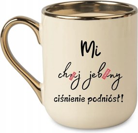 Elegáns Bögre Mich j nyomás emelt/ amennyit csak lehet 330 Krémszínű