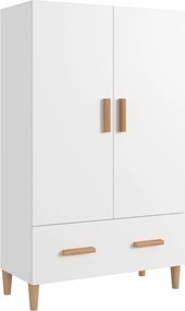 vidaXL fehér szerelt fa magasszekrény 70 x 31 x 115 cm