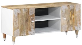 tömör mangófa TV-szekrény 105x33,5x46 cm