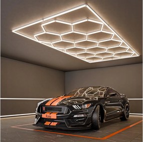 LED mennyezeti lámpa LED/696W/85-265V 4000K 484x243 cm CRI 90 IP44 fehér