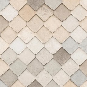 Fali tapéta modern mintás beton csempe tetőcserép flizelin