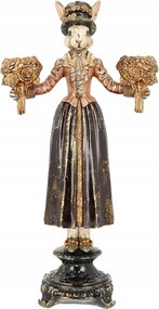 Nyuszi Húsvéti Figura Húsvét Ajándék Gyertyatartó Kandeláber Nagy