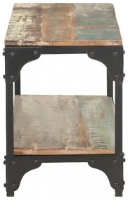 tömör újrahasznosított fa dohányzóasztal 90 x 30 x 40 cm